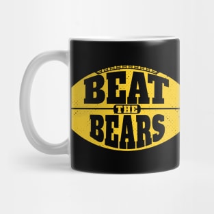 Beat the Bears // Vintage Football Grunge Gameday Mug